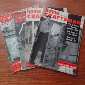 Four Vintage Home Craftsman Magazines.